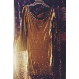 NWT Bronze/pewter Forever 21 dress